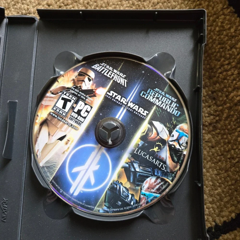 Star Wars The Best ofPC Collection LucasArts Battlefront KOTOR Empire at War DVD